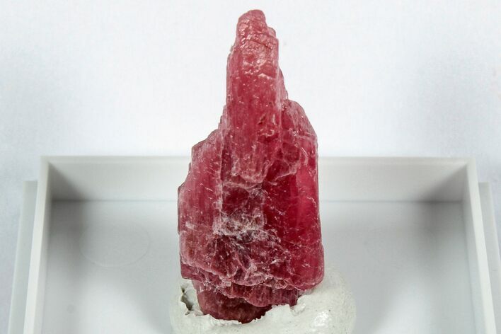 Striking Cherry-Red Rhodonite Specimen - Brazil #344967